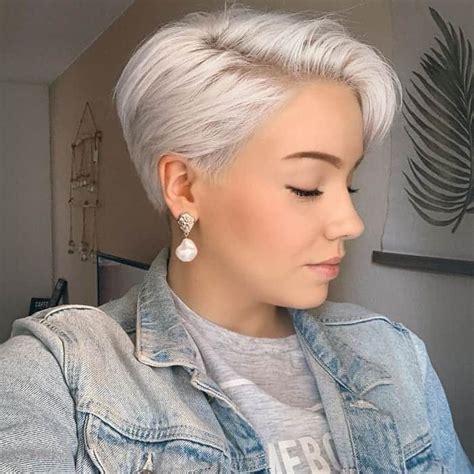 short white hair|74 Short white hair ideas .